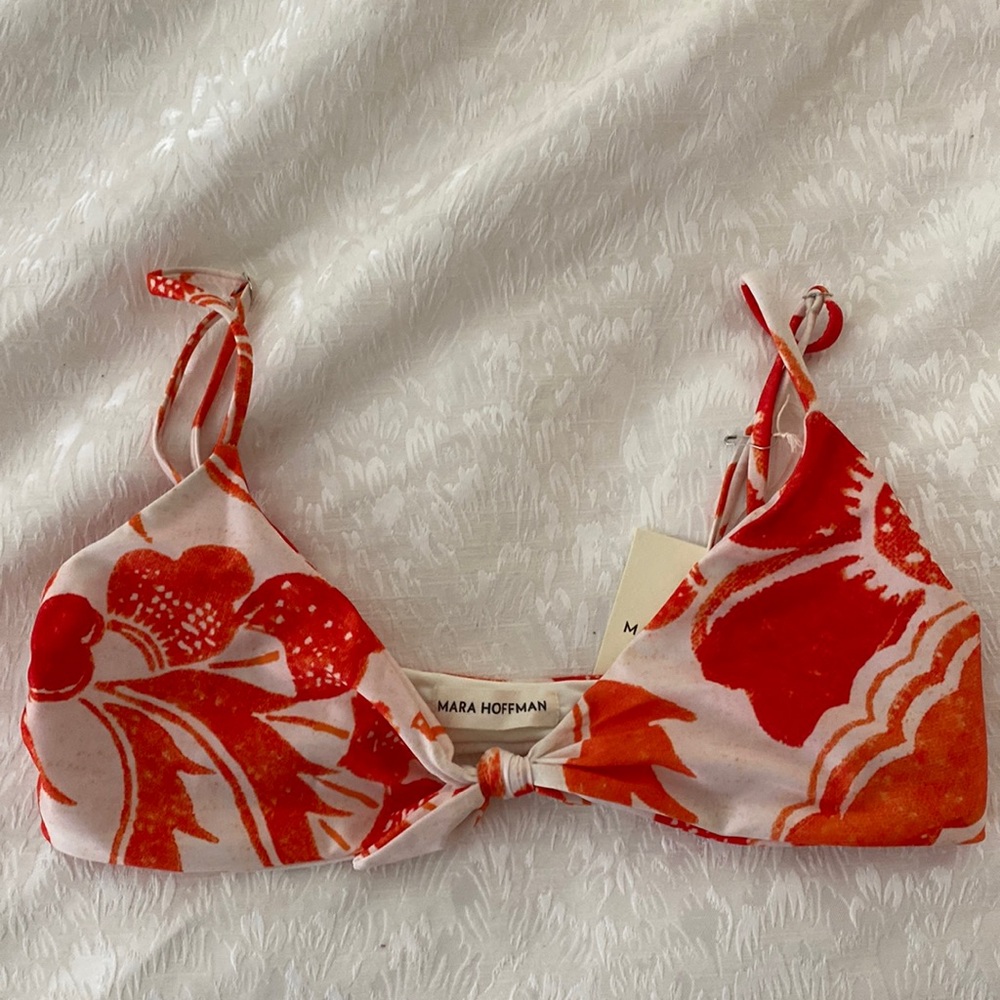 NWT Mara Hoffman Swim Carla Bikini Top